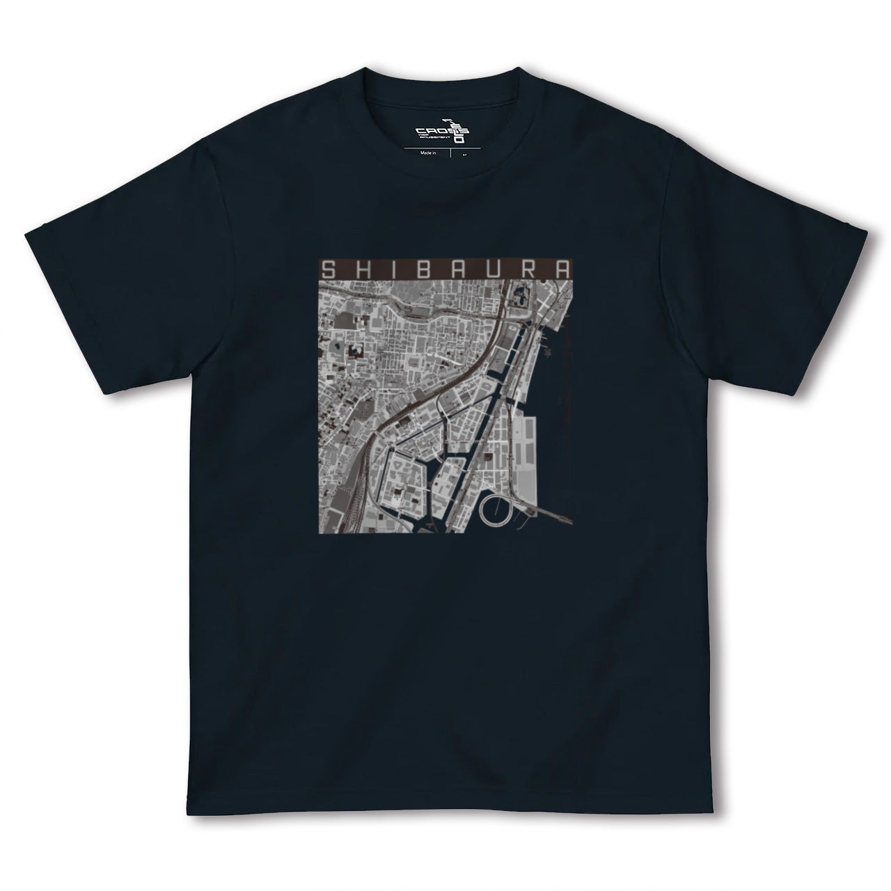 【芝浦（東京都）】地図柄ヘビーウェイトTシャツ