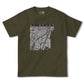 【芝浦（東京都）】地図柄ヘビーウェイトTシャツ