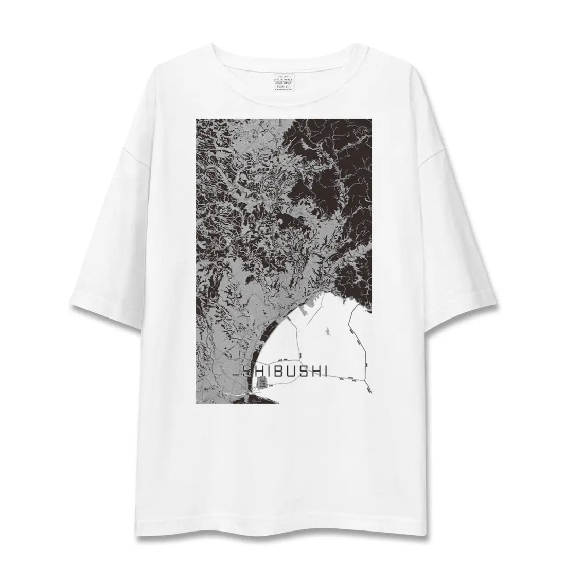 【志布志(鹿児島県)】地図柄ビッグシルエットTシャツ