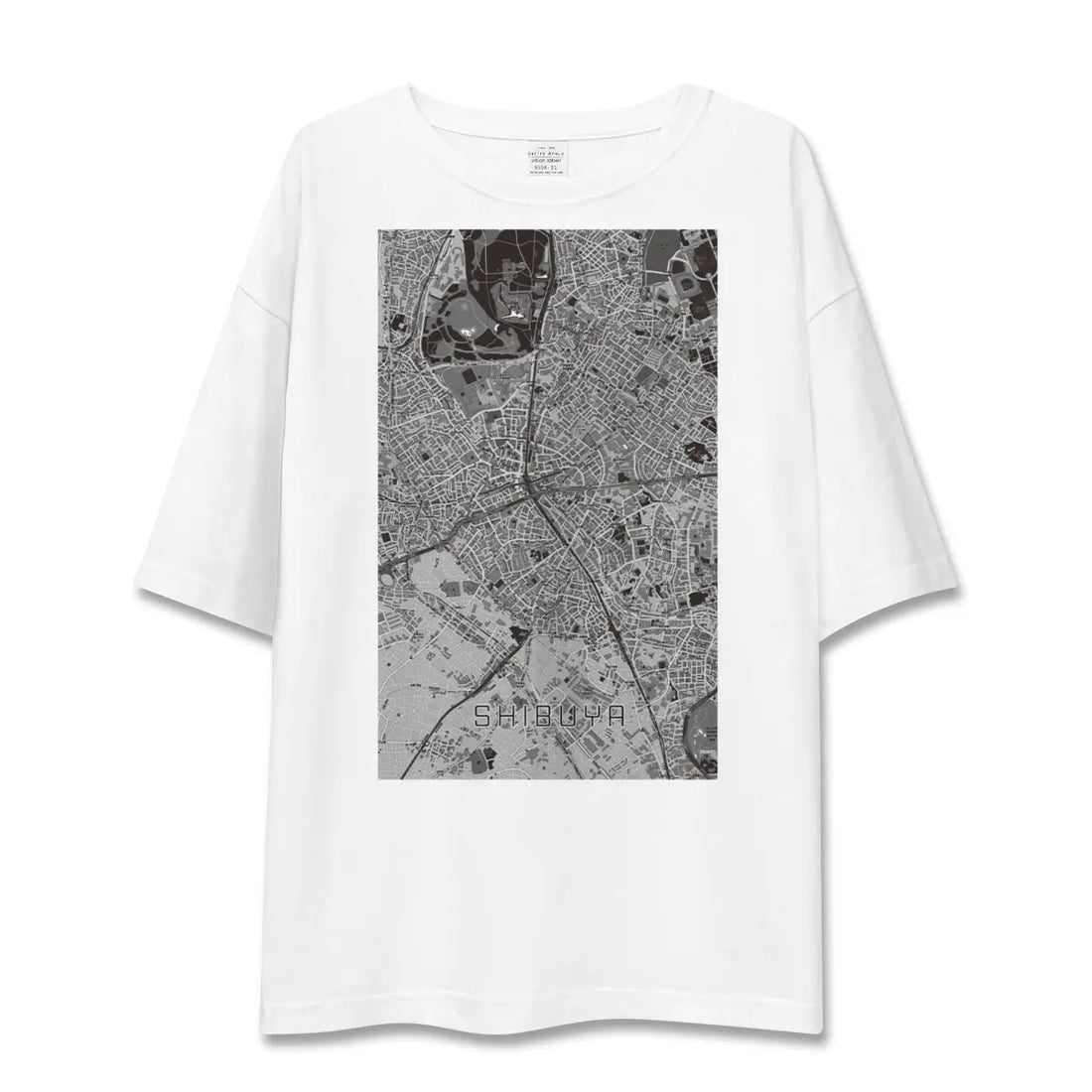 【渋谷（東京都）】地図柄ビッグシルエットTシャツ