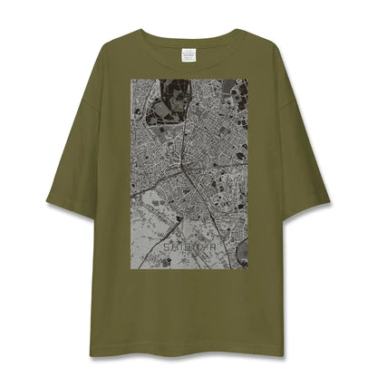 【渋谷（東京都）】地図柄ビッグシルエットTシャツ