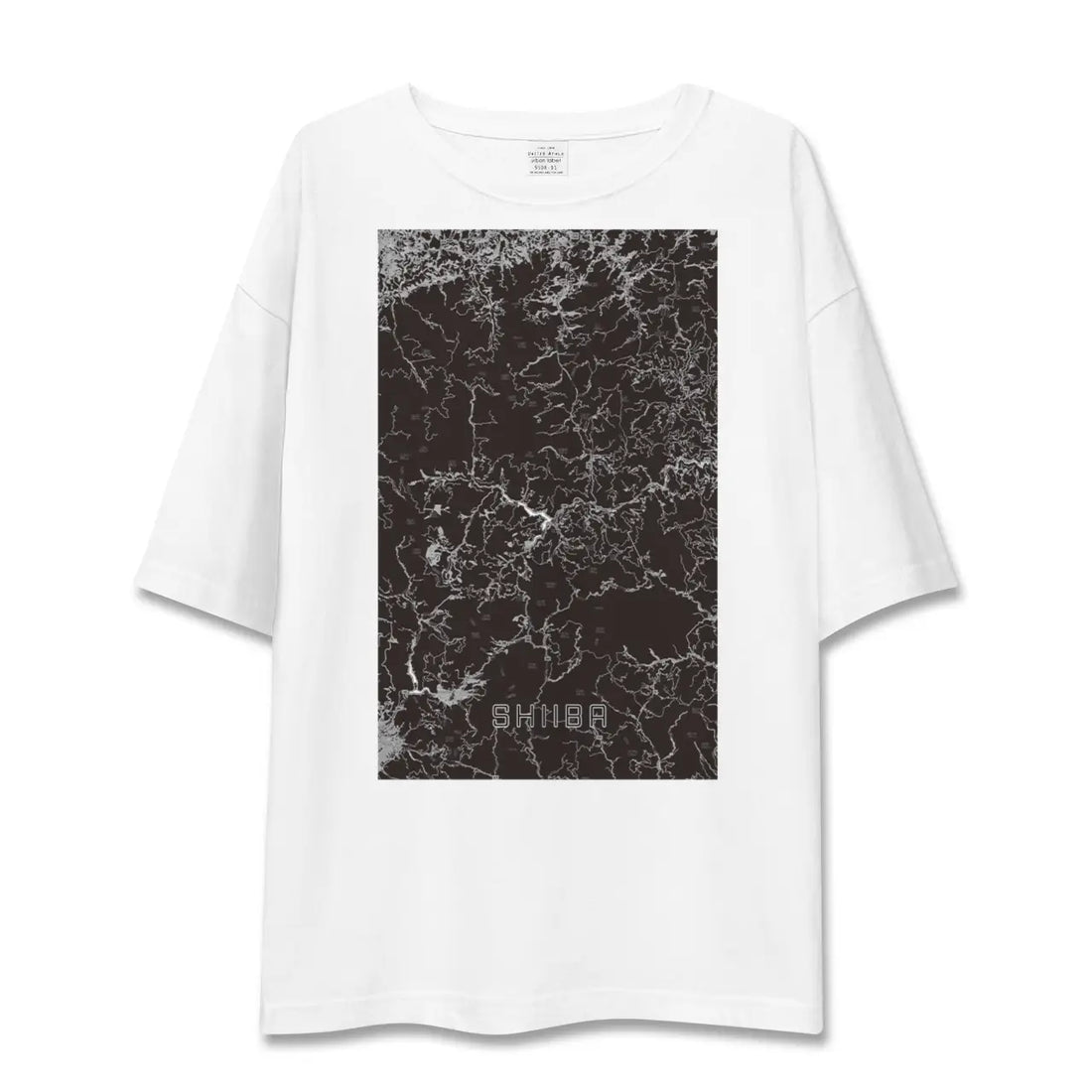 【椎葉(宮崎県)】地図柄ビッグシルエットTシャツ
