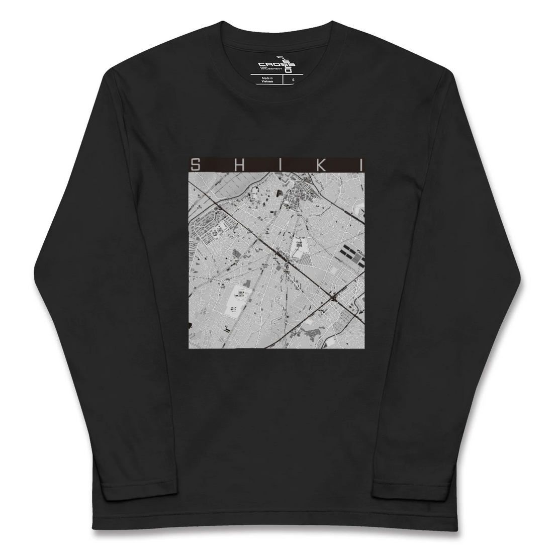 【志木(埼玉県)】地図柄ロングスリーブTシャツ