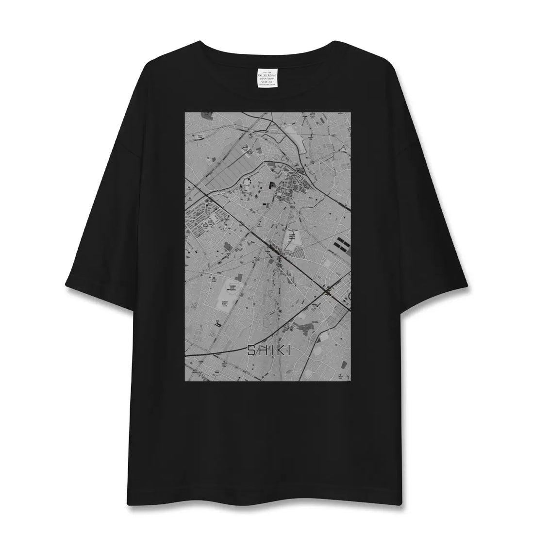 【志木（埼玉県）】地図柄ビッグシルエットTシャツ