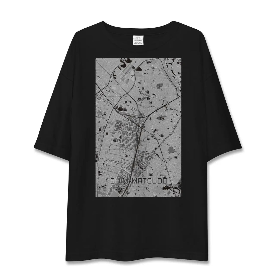 【新松戸（千葉県）】地図柄ビッグシルエットTシャツ