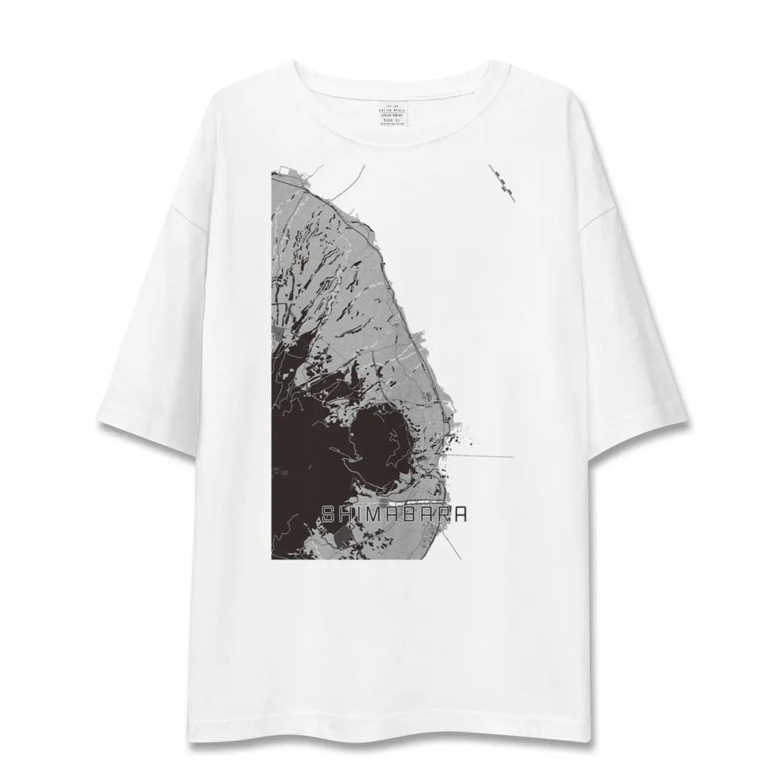 【島原(長崎県)】地図柄ビッグシルエットTシャツ
