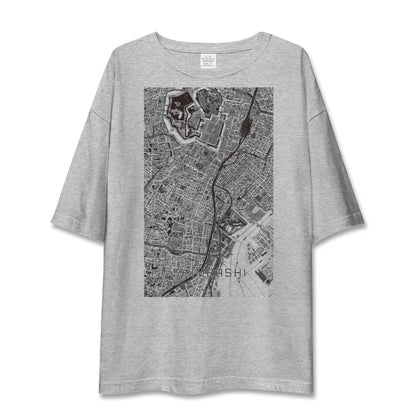 【新橋（東京都）】地図柄ビッグシルエットTシャツ