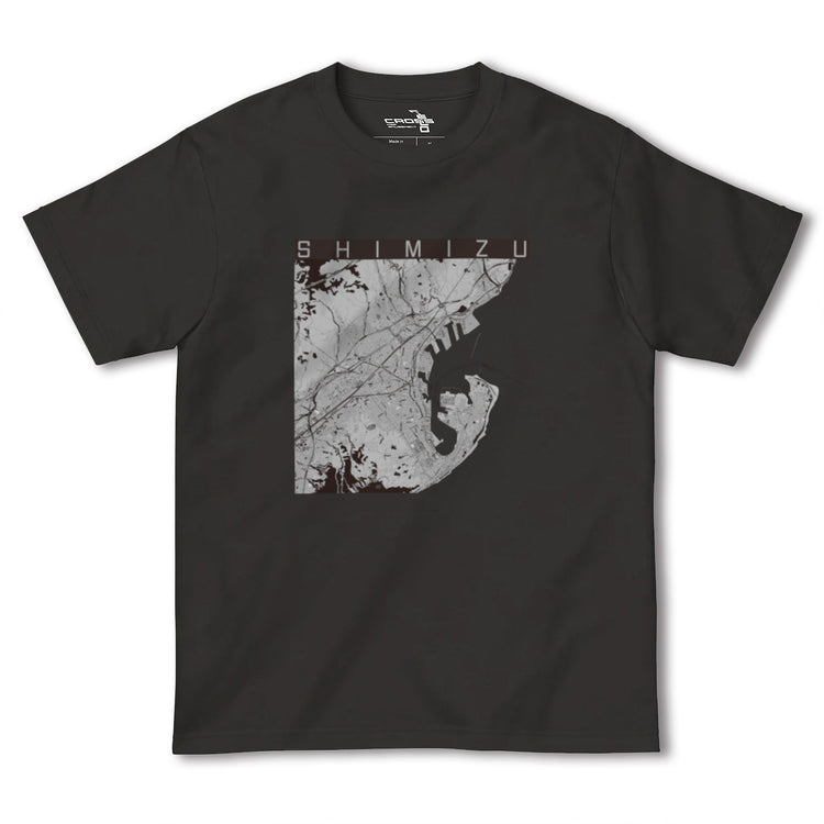 【清水（静岡県）】地図柄ヘビーウェイトTシャツ