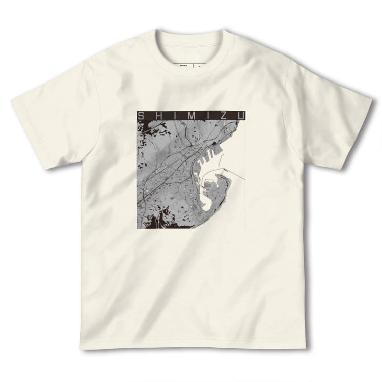 【清水（静岡県）】地図柄ヘビーウェイトTシャツ