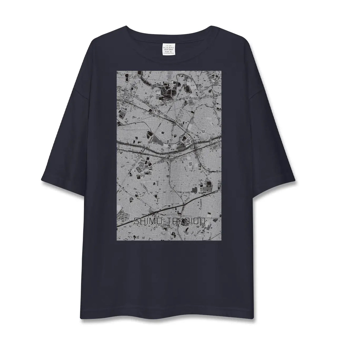 【下高井戸（東京都）】地図柄ビッグシルエットTシャツ