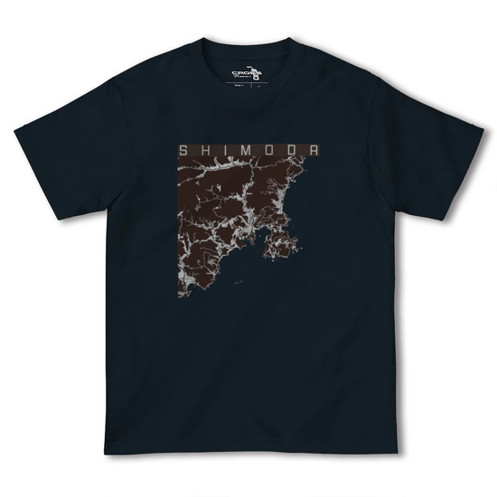 【下田（静岡県）】地図柄ヘビーウェイトTシャツ