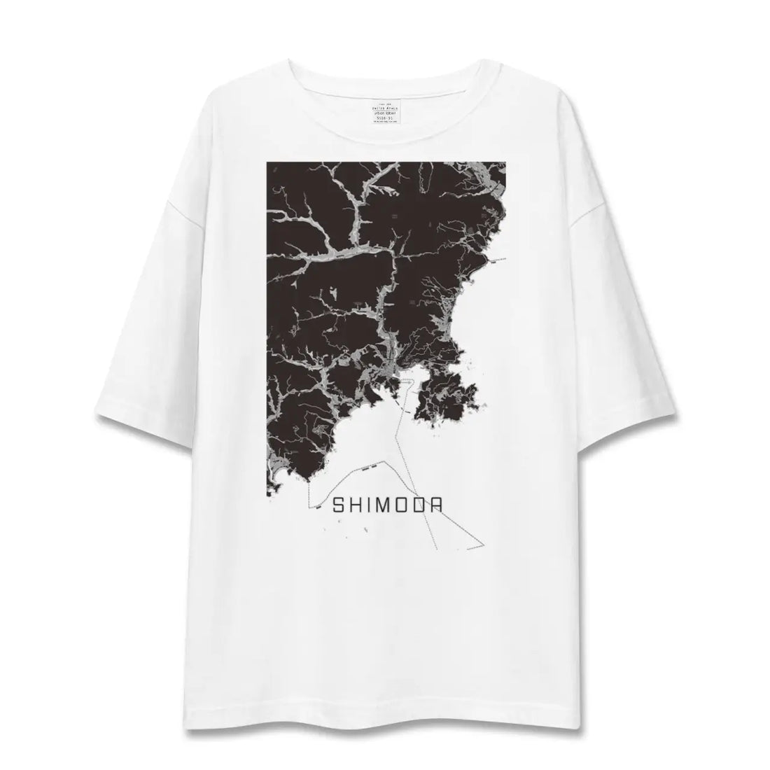 【下田(静岡県)】地図柄ビッグシルエットTシャツ