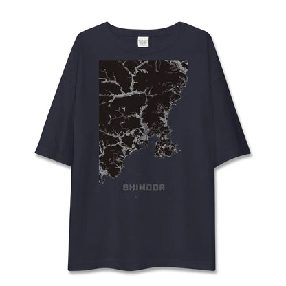 【下田（静岡県）】地図柄ビッグシルエットTシャツ