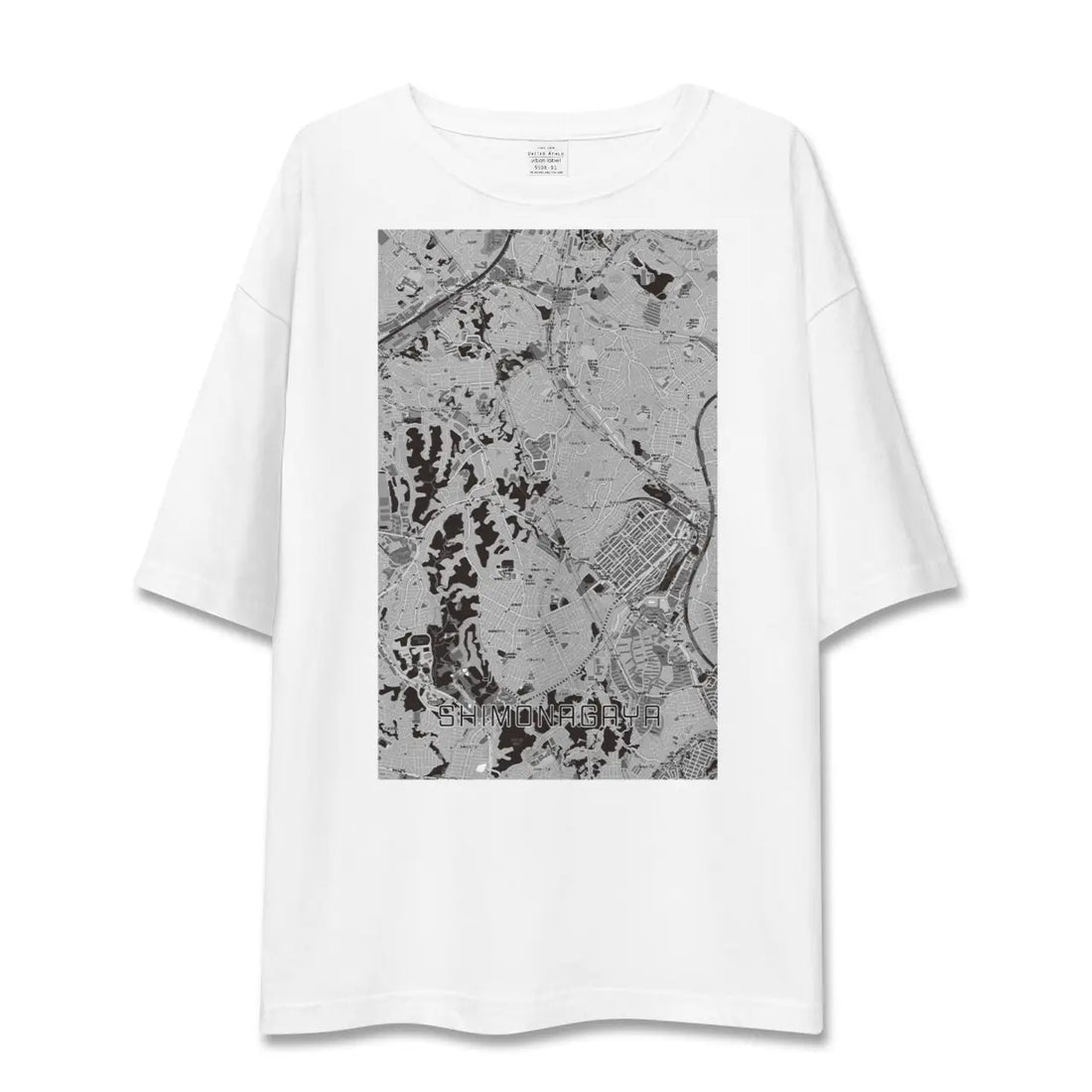 【下永谷(神奈川県)】地図柄ビッグシルエットTシャツ