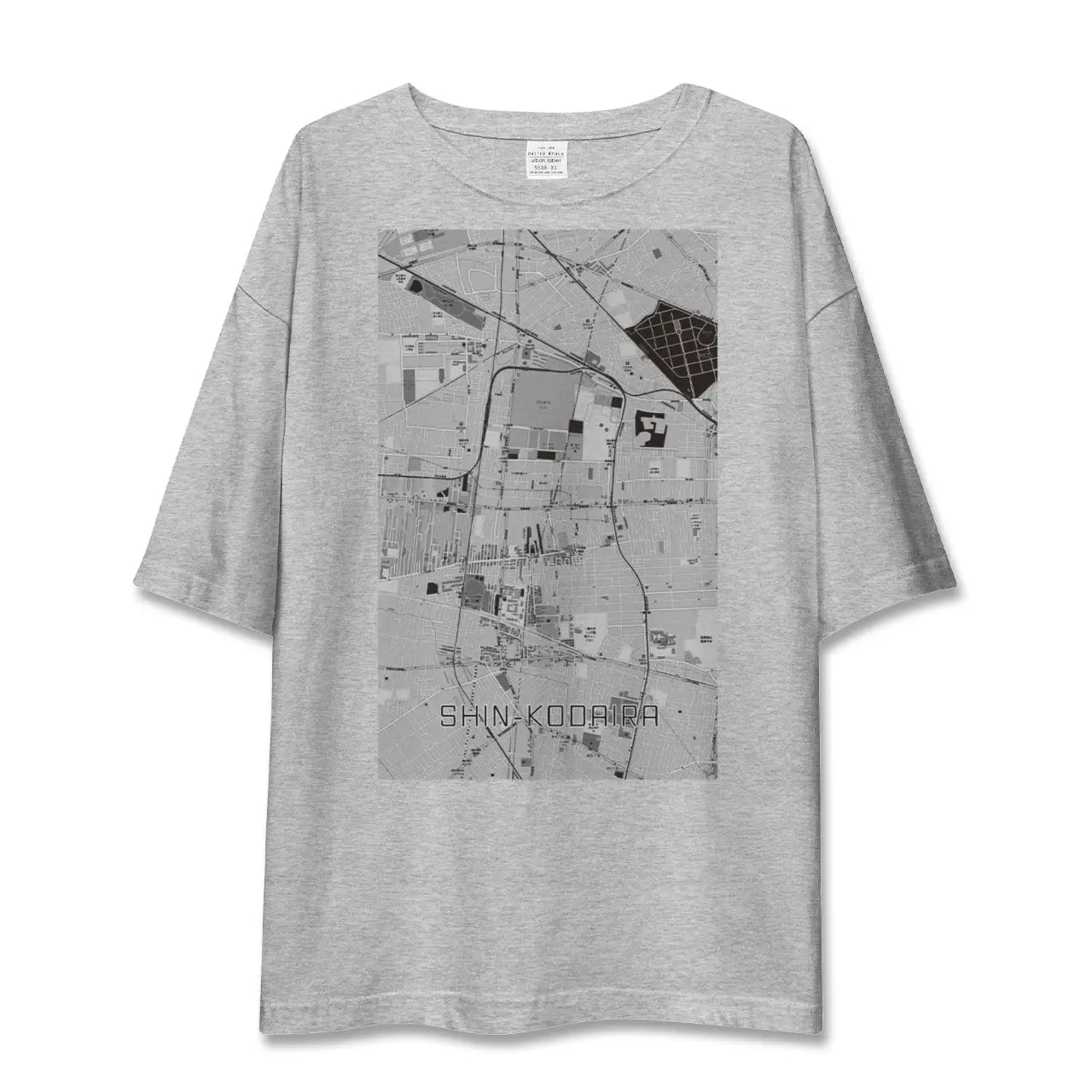 【新小平（東京都）】地図柄ビッグシルエットTシャツ