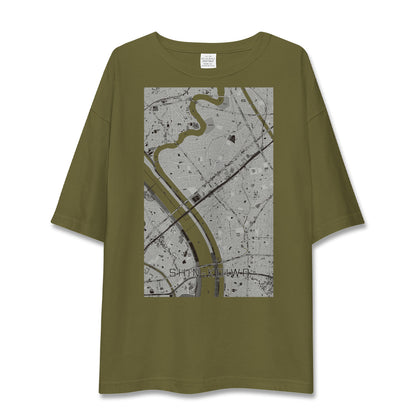 【新小岩（東京都）】地図柄ビッグシルエットTシャツ