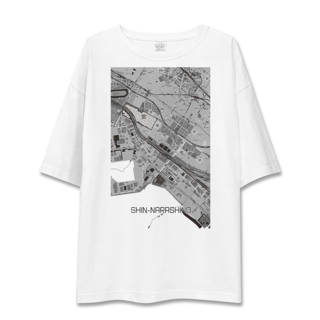 【新習志野(千葉県)】地図柄ビッグシルエットTシャツ