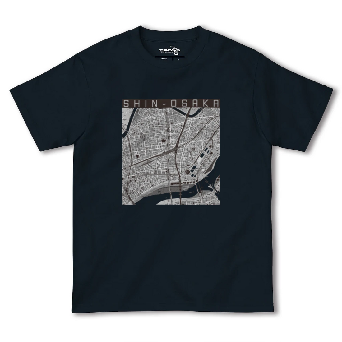 【新大阪(大阪府)】地図柄ヘビーウェイトTシャツ