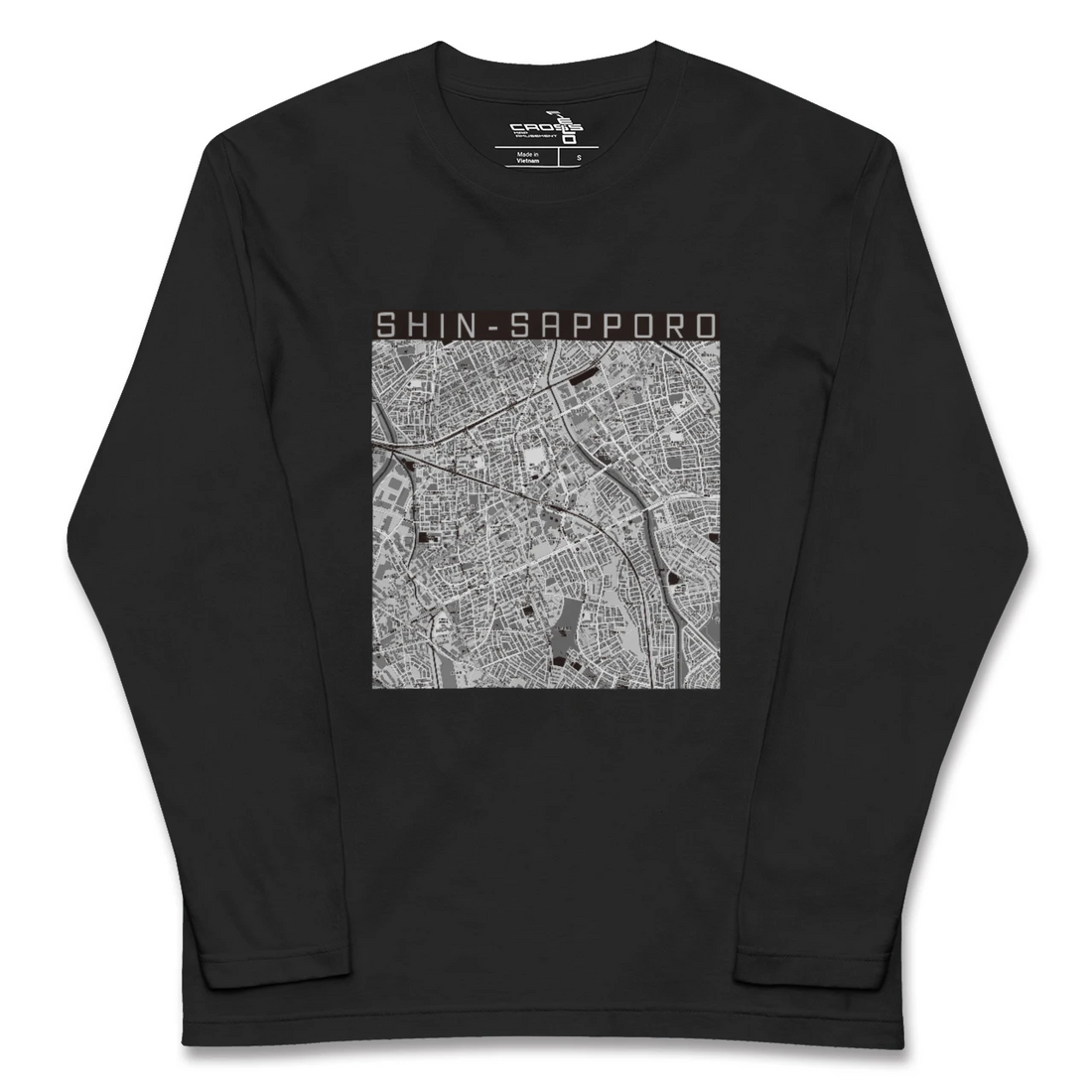 【新札幌(北海道)】地図柄ロングスリーブTシャツ