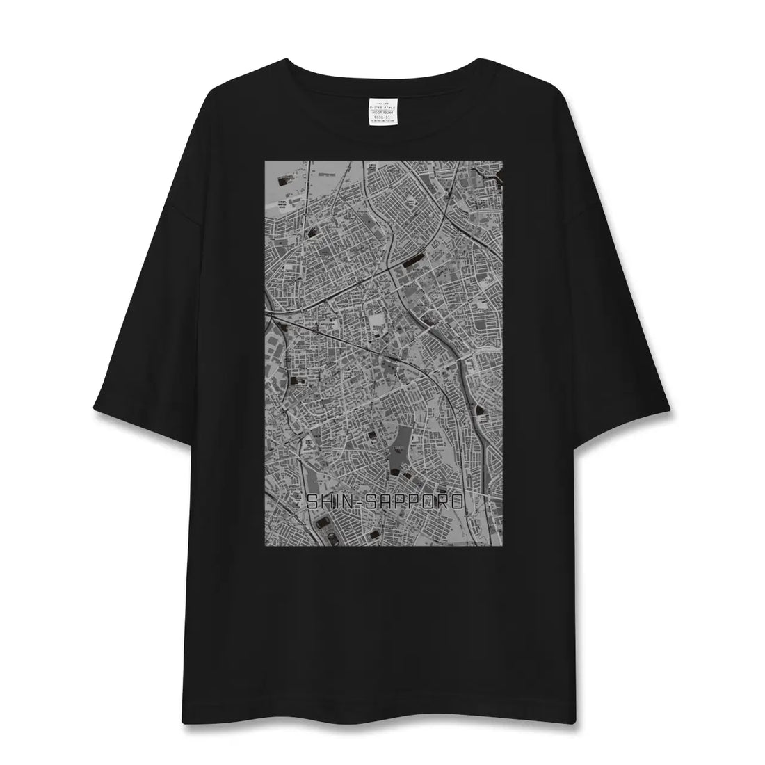 【新札幌(北海道)】地図柄ビッグシルエットTシャツ