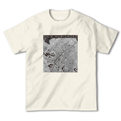 【新百合ヶ丘（神奈川県）】地図柄ヘビーウェイトTシャツ