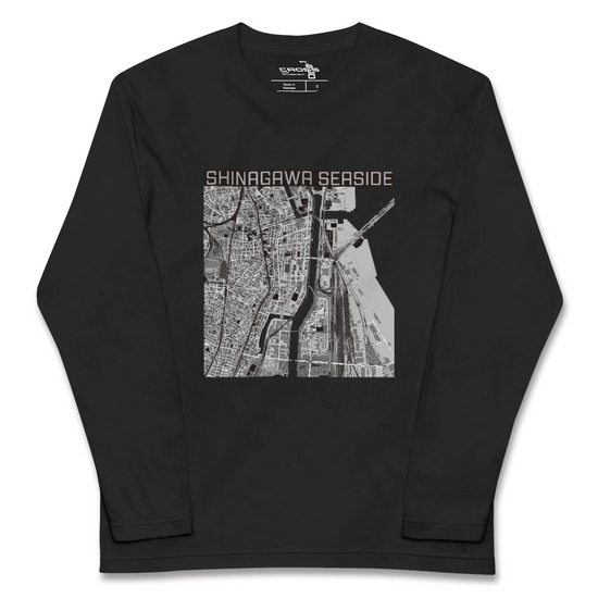 【品川シーサイド（東京都）】地図柄ロングスリーブTシャツ