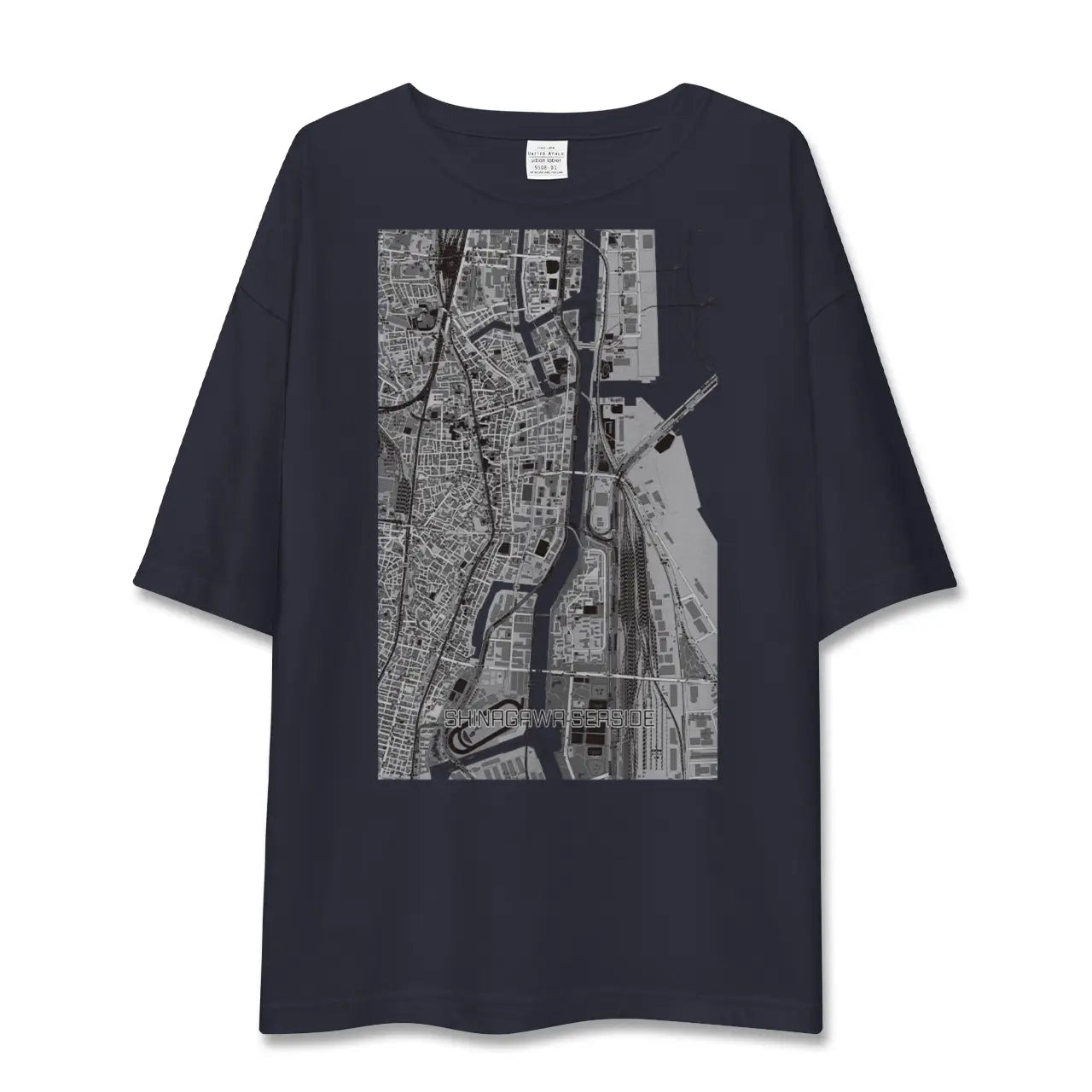 【品川シーサイド（東京都）】地図柄ビッグシルエットTシャツ