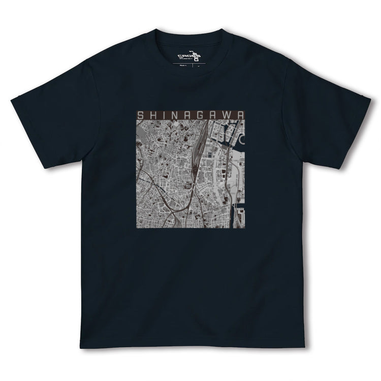 【品川（東京都）】地図柄ヘビーウェイトTシャツ