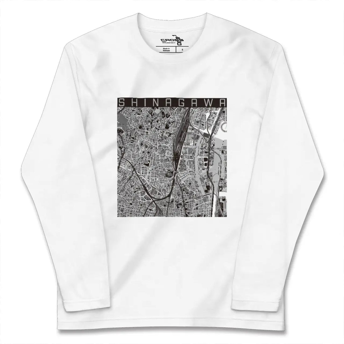 【品川(東京都)】地図柄ロングスリーブTシャツ