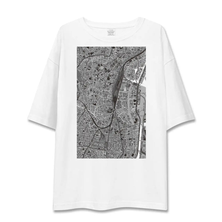 【品川（東京都）】地図柄ビッグシルエットTシャツ