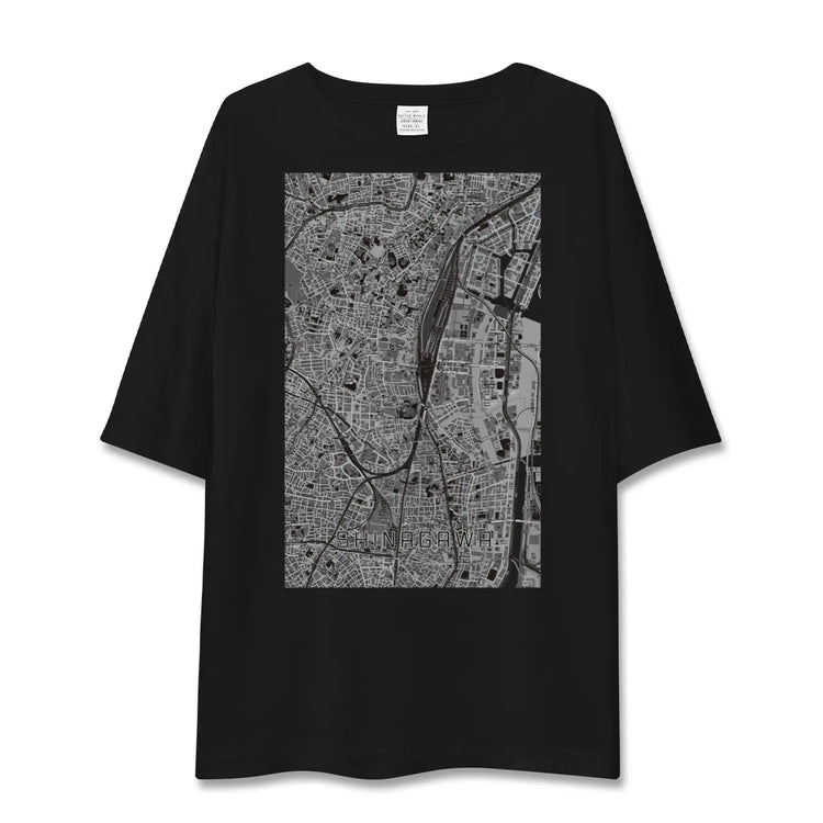 【品川（東京都）】地図柄ビッグシルエットTシャツ
