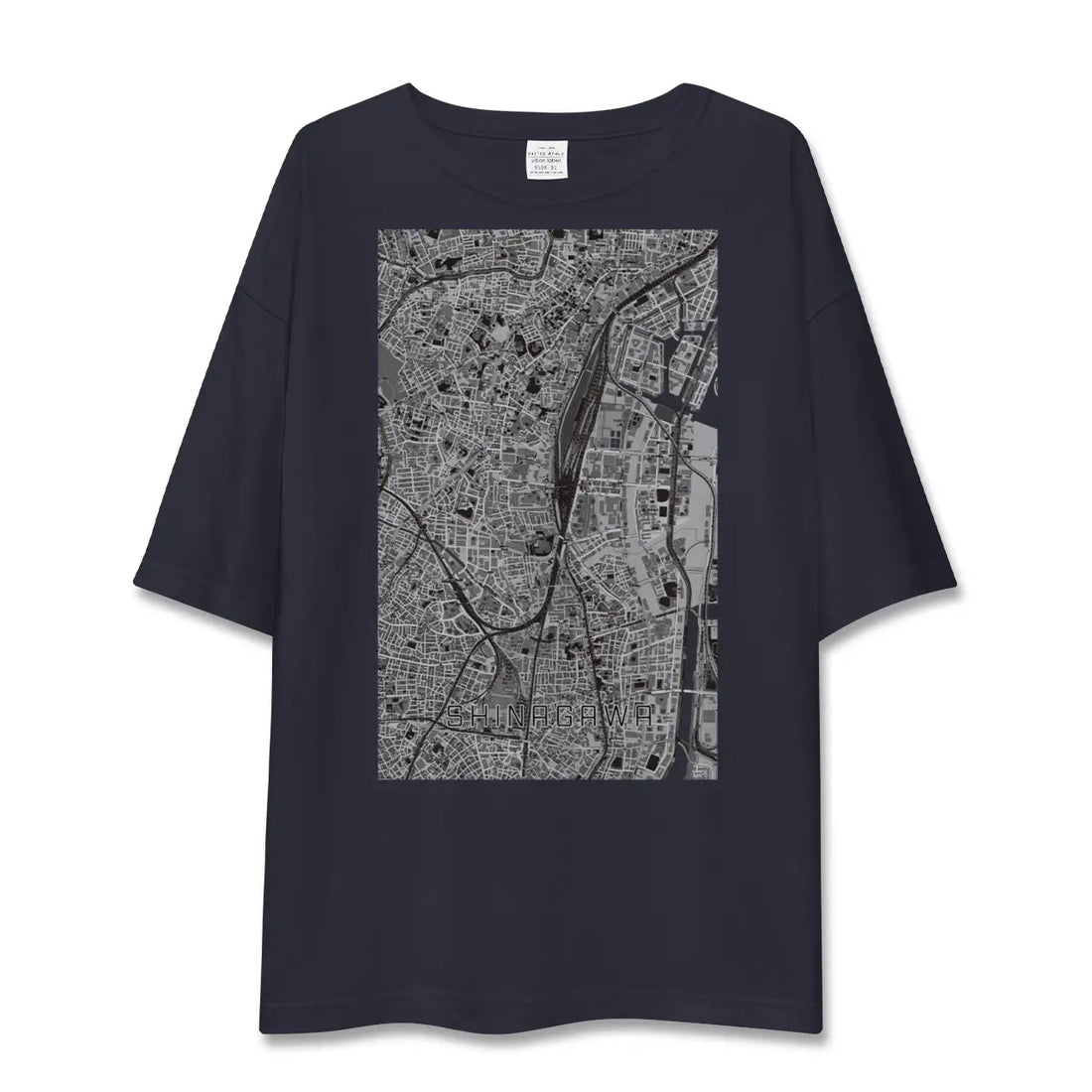 【品川(東京都)】地図柄ビッグシルエットTシャツ