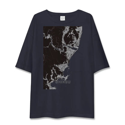【新宮（和歌山県）（和歌山県）】地図柄ビッグシルエットTシャツ