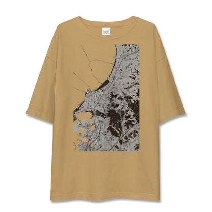 【新宮（福岡県）】地図柄ビッグシルエットTシャツ