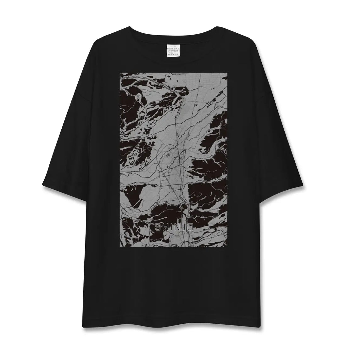 【新庄(山形県)】地図柄ビッグシルエットTシャツ