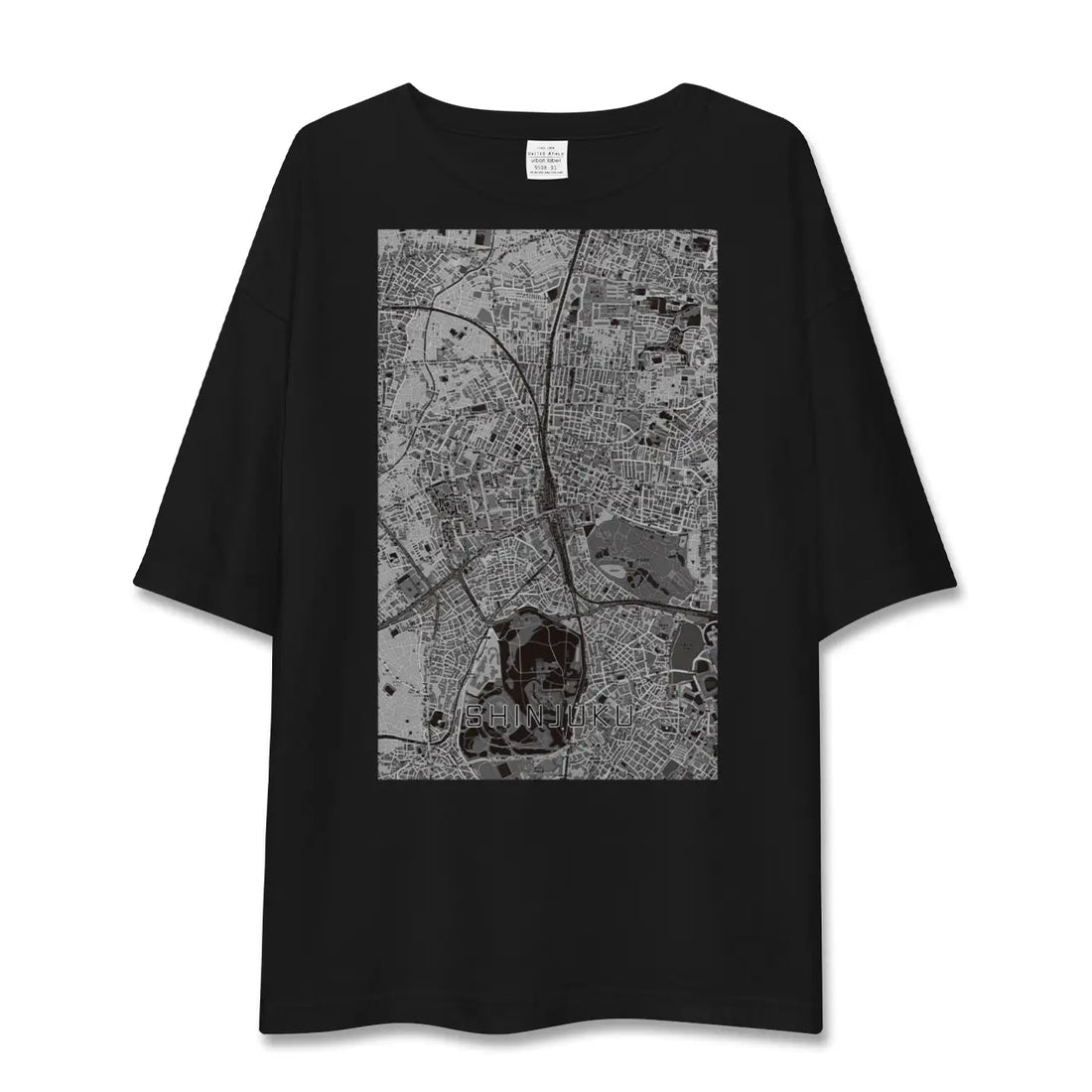 【新宿（東京都）】地図柄ビッグシルエットTシャツ