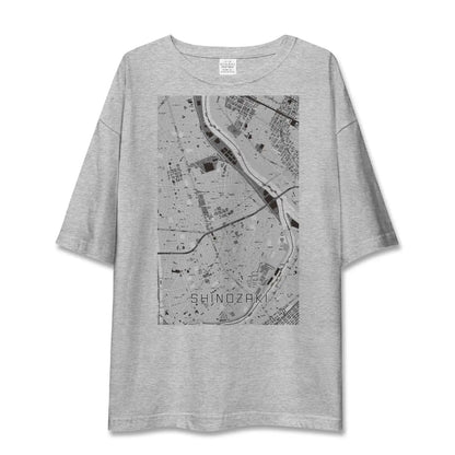 【篠崎（東京都）】地図柄ビッグシルエットTシャツ