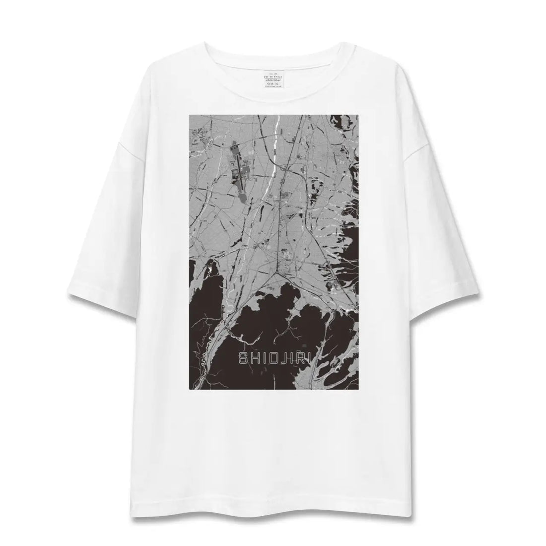 【塩尻(長野県)】地図柄ビッグシルエットTシャツ