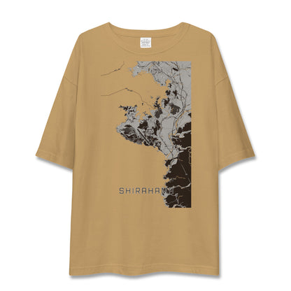 【白浜（和歌山県）】地図柄ビッグシルエットTシャツ