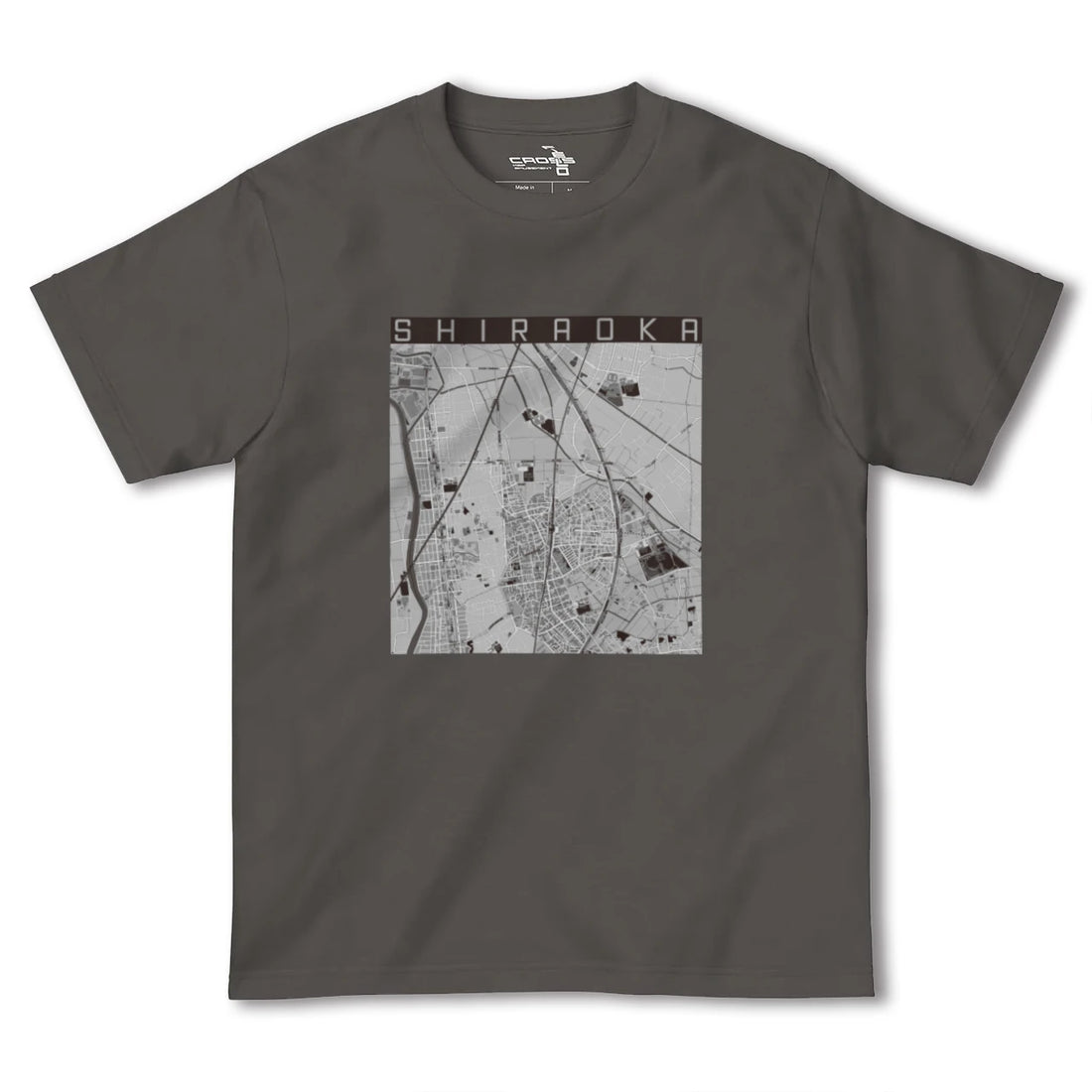 【白岡(埼玉県)】地図柄ヘビーウェイトTシャツ