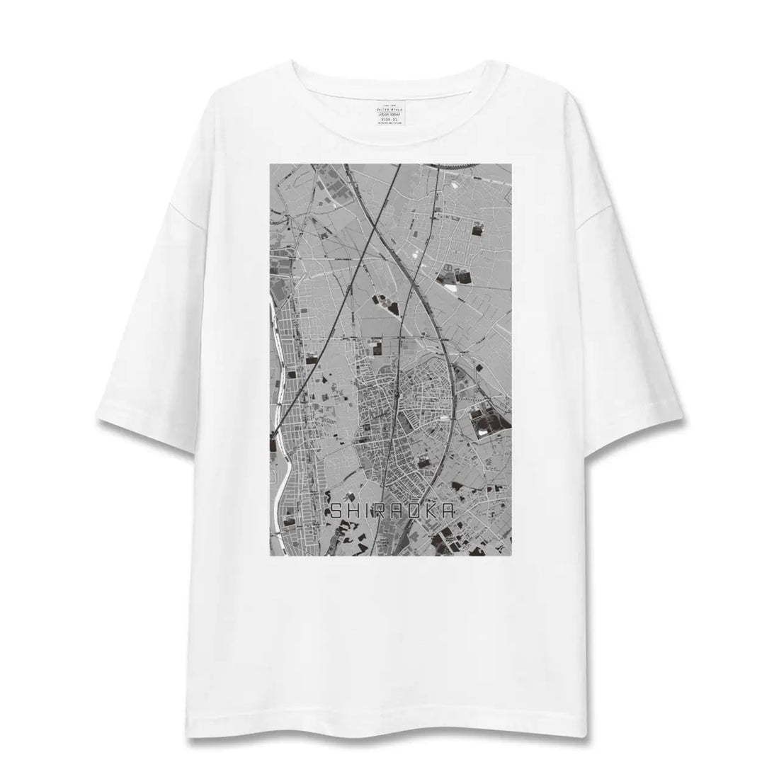 【白岡(埼玉県)】地図柄ビッグシルエットTシャツ
