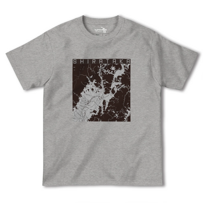 【白鷹（山形県）】地図柄ヘビーウェイトTシャツ