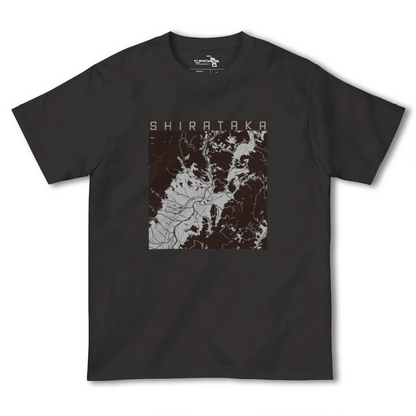 【白鷹（山形県）】地図柄ヘビーウェイトTシャツ