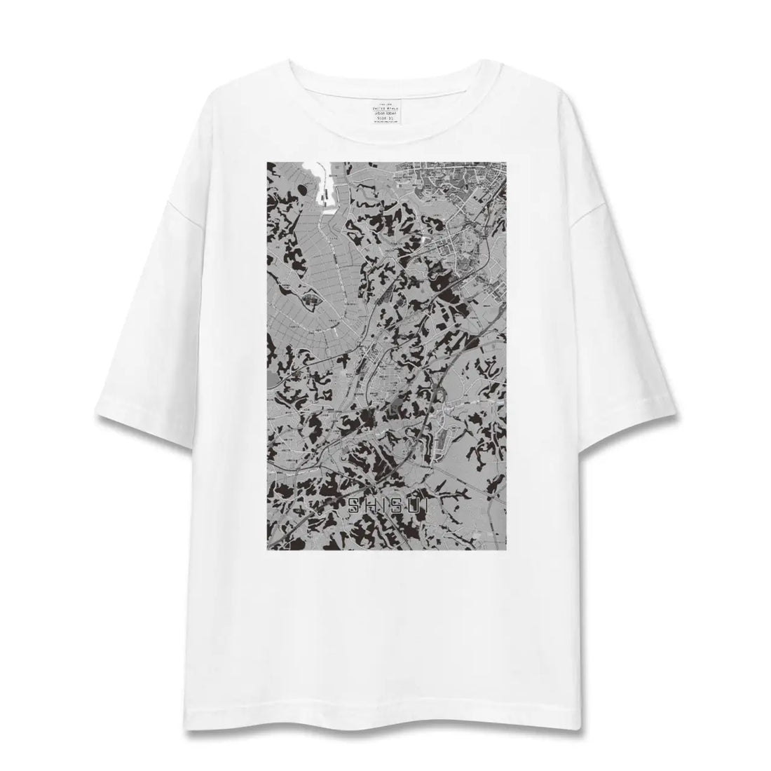 【酒々井(千葉県)】地図柄ビッグシルエットTシャツ