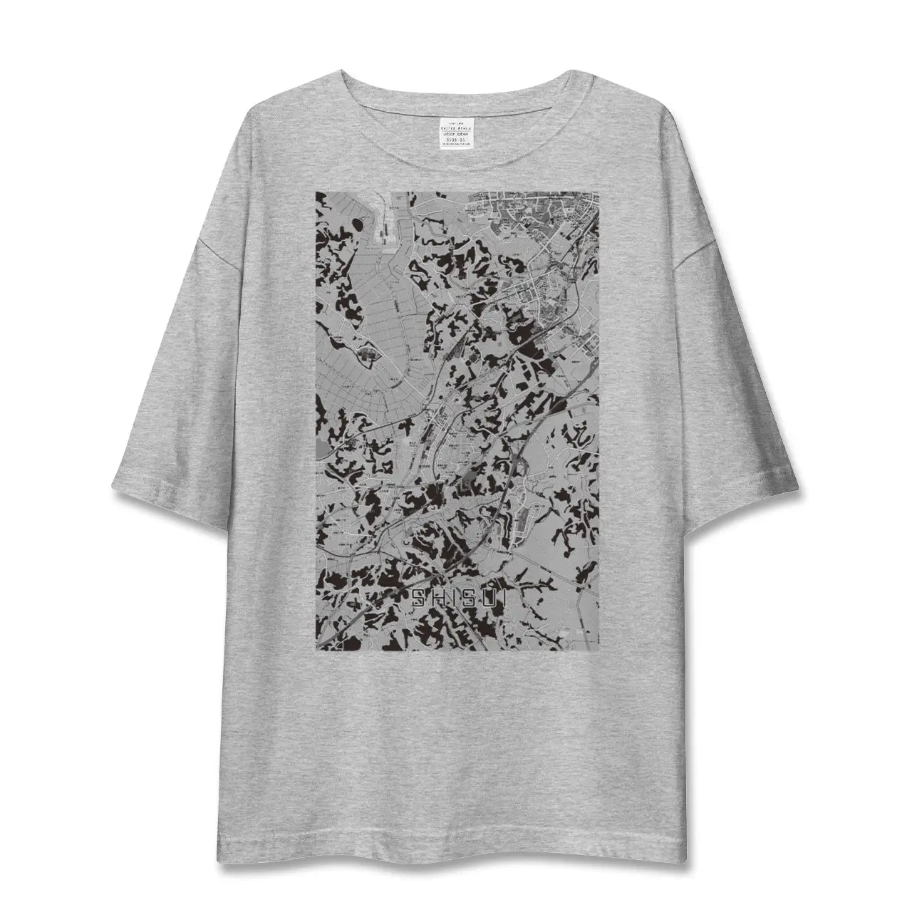 【酒々井（千葉県）】地図柄ビッグシルエットTシャツ