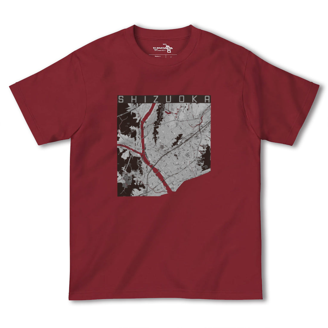 【静岡(静岡県)】地図柄ヘビーウェイトTシャツ