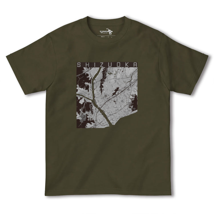 【静岡（静岡県）】地図柄ヘビーウェイトTシャツ