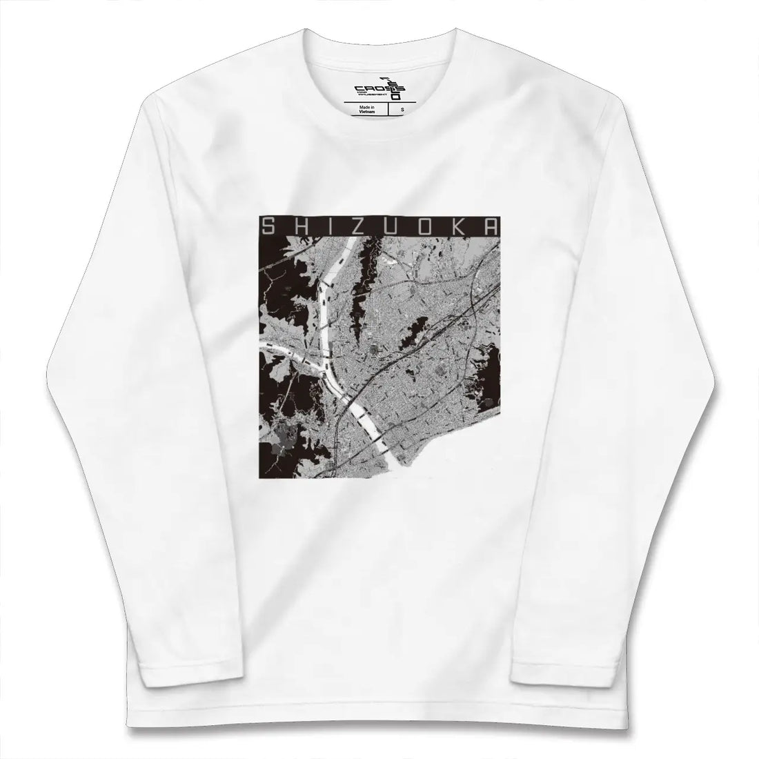 【静岡(静岡県)】地図柄ロングスリーブTシャツ