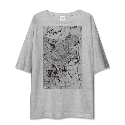 【首里（沖縄県）】地図柄ビッグシルエットTシャツ
