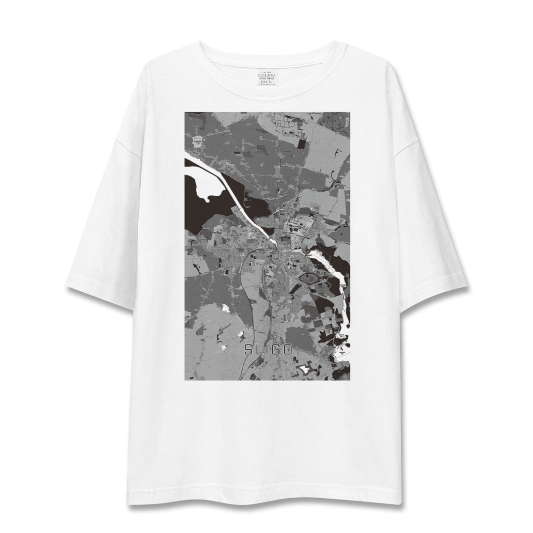 【スライゴ(アイルランド)】地図柄ビッグシルエットTシャツ